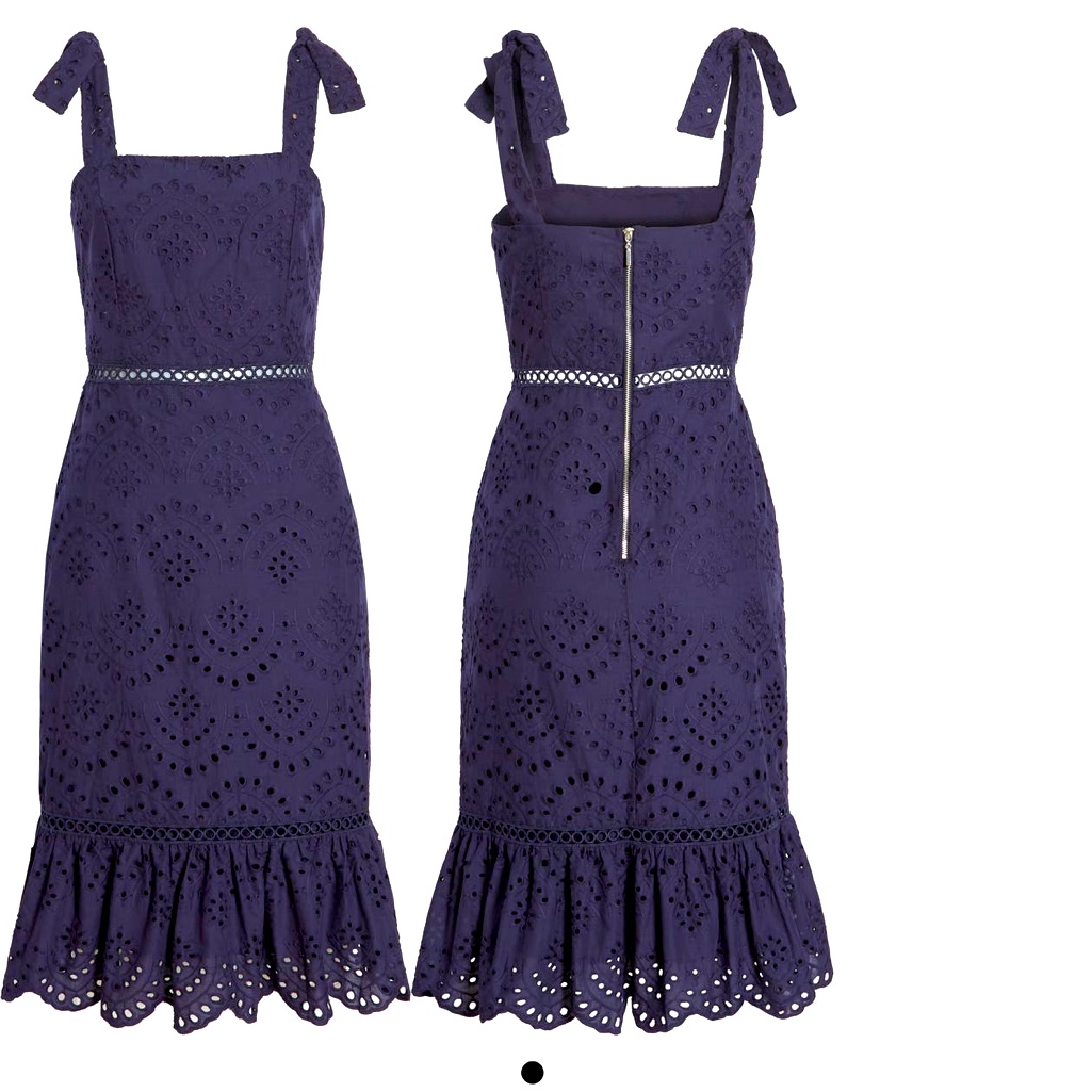 Sam Edelman Toe Strap Eyelet Sundress
